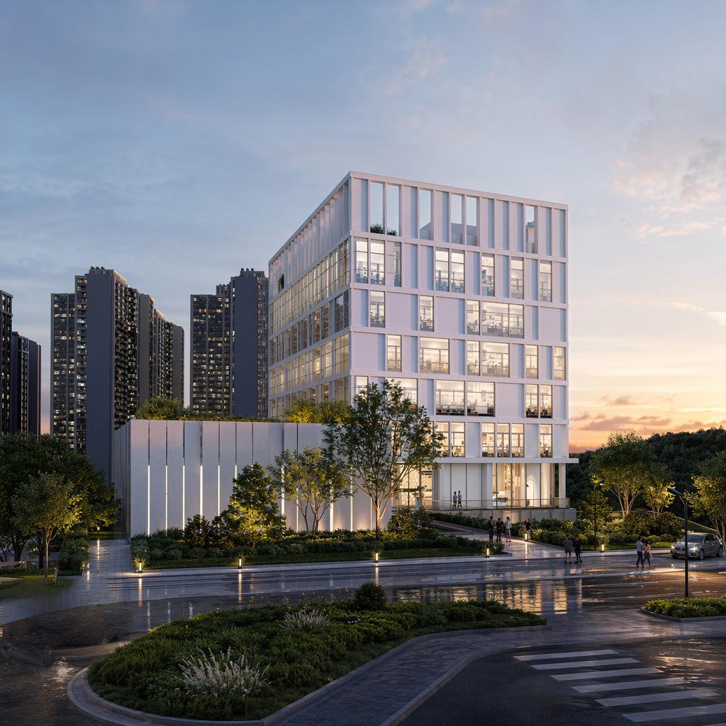 POSTECH · K-BIGHEART Korea Biomedical Institute for Global Health Research and Technology building exterior