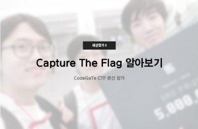 세상 찾기Ⅱ Capture The Flag 알아보기