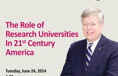 Special Lecture by Chancellor Mark Nordenberg University of Pittsburgh