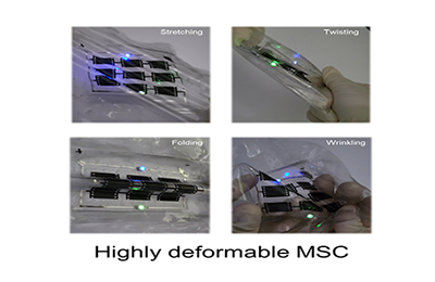 Rubber-like Stretchable Energy Storage Device Fabricated with Laser Precision 관련 이미지
